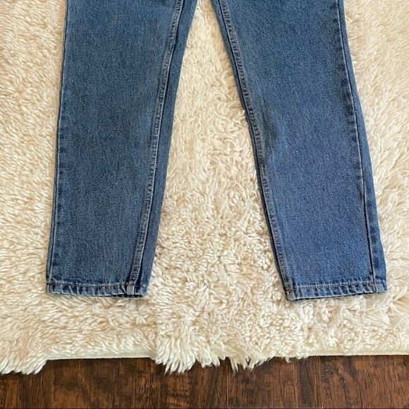 Shein High Rise Mom Jeans Women's Size 26 Medium Wash Blue Tapered Leg - Picture 7 of 11